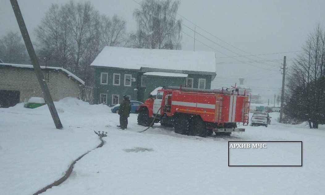 Пожар в Солигаличском районе